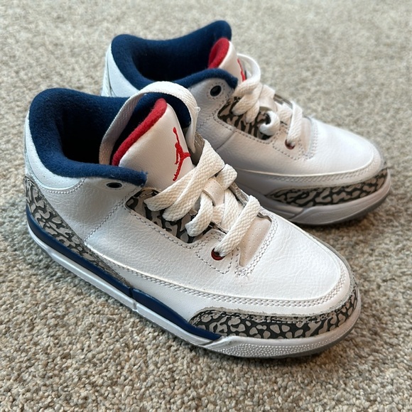Jordan 3s Retros Concrete White and Blue great condition no box - Picture 1 of 6